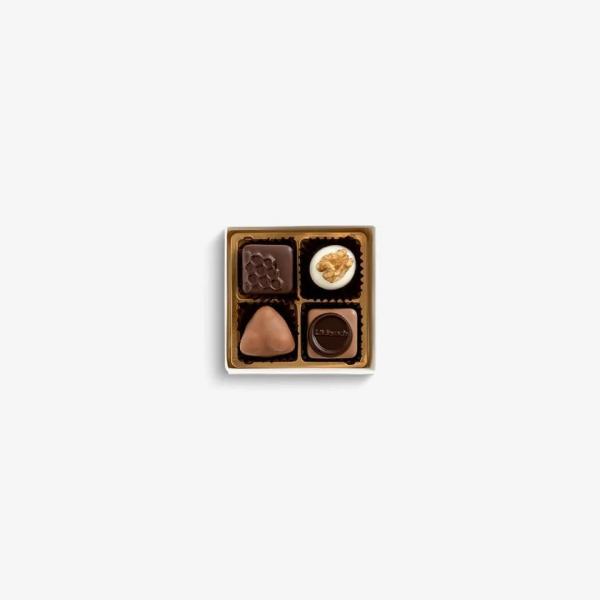 4 pcs praline assorted chocolate box